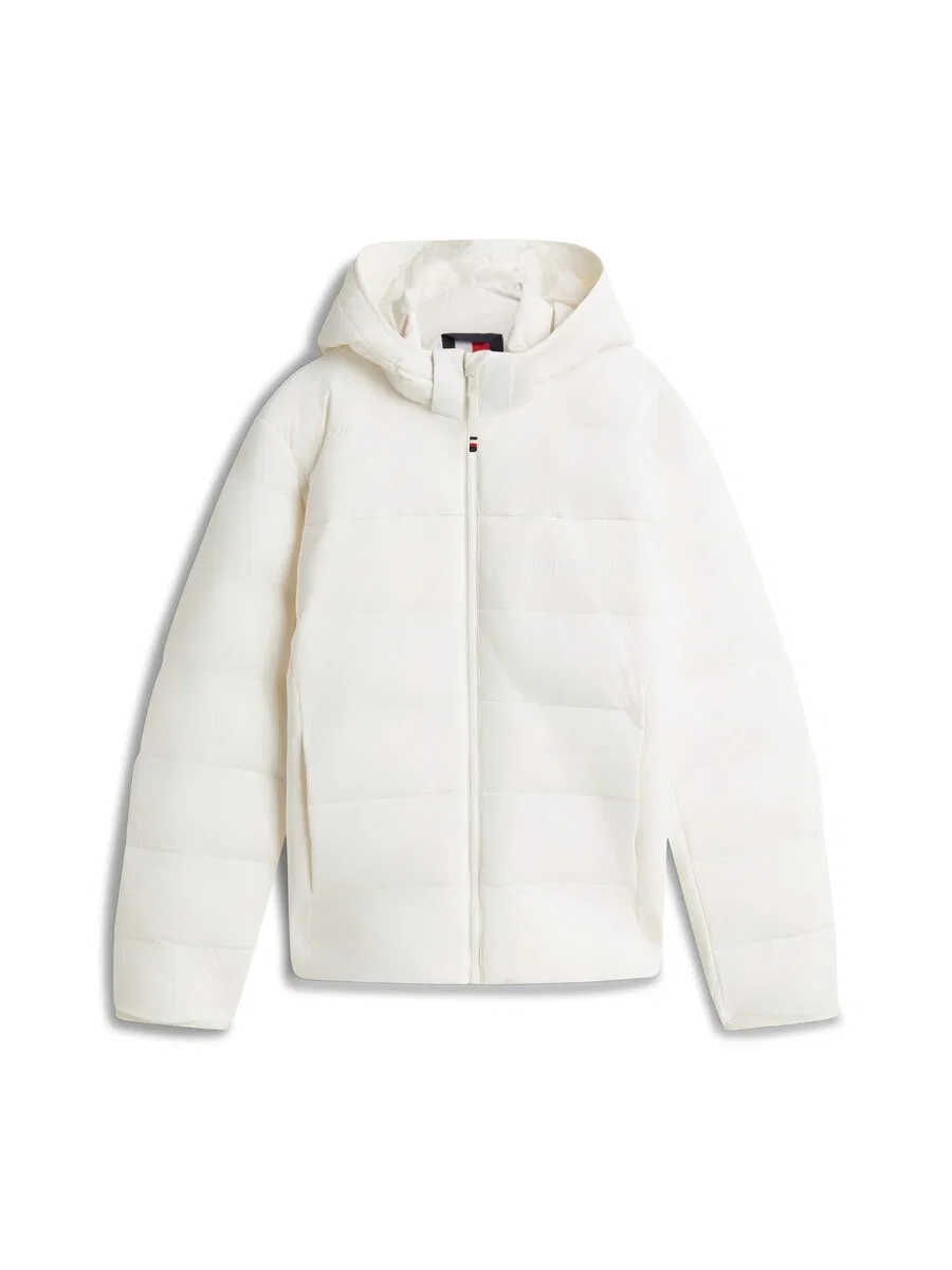 Зимняя куртка TOMMY HILFIGER белого цвета