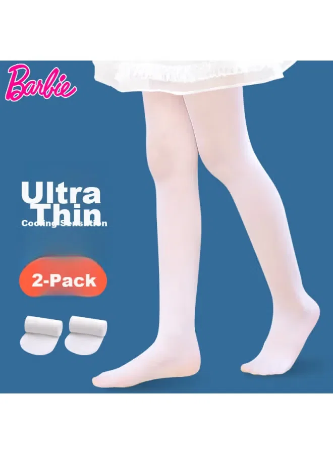 Barbie Колготки тонкие летние белые, белый