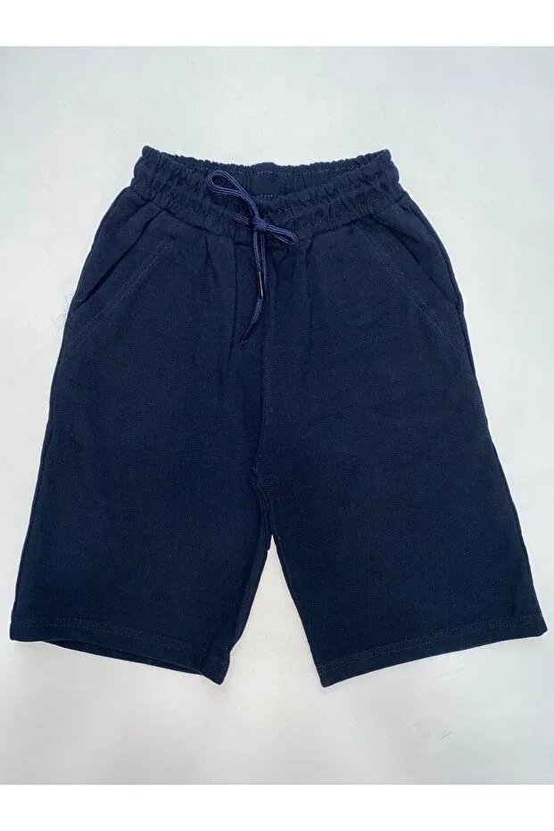 Детские шорты для мальчиков хлопковые Mcr, Navy Blue — фото 2