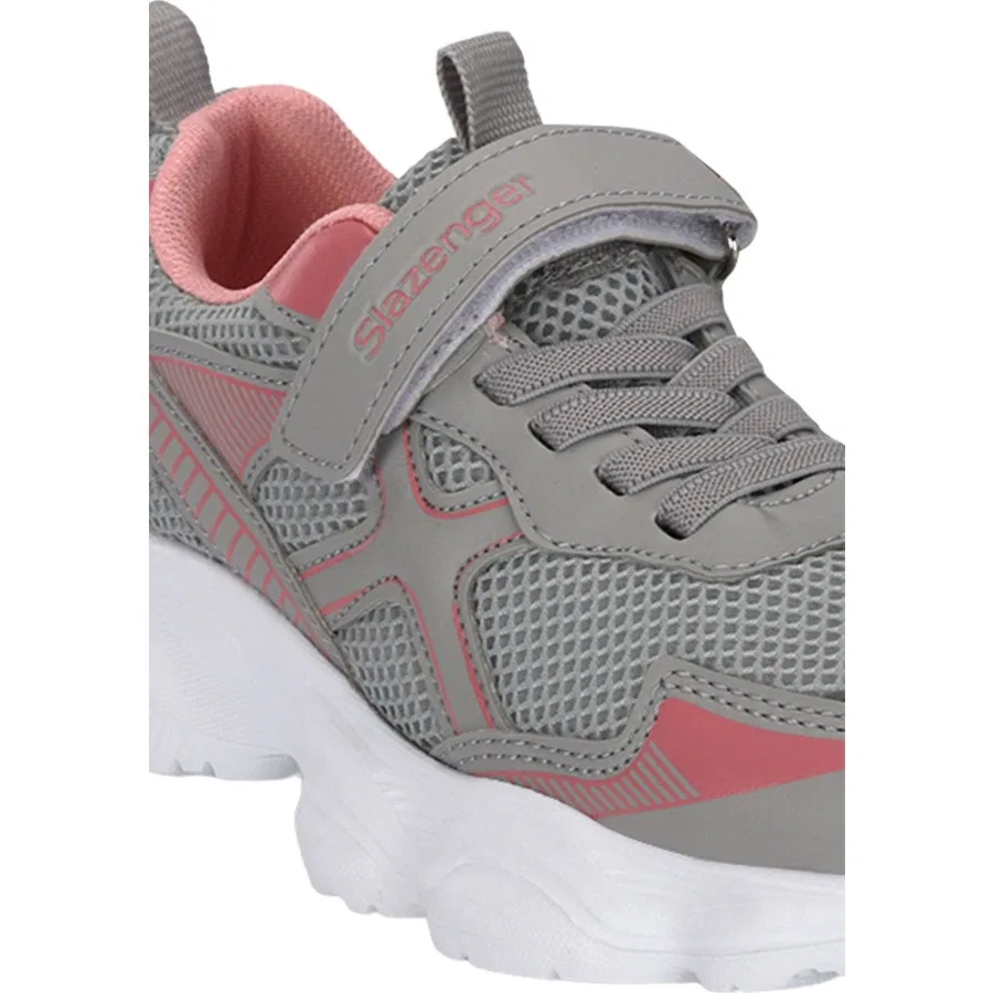 Детские спортивные туфли с липучкой Fast Track I Slazenger, Черно-розовый — фото 4