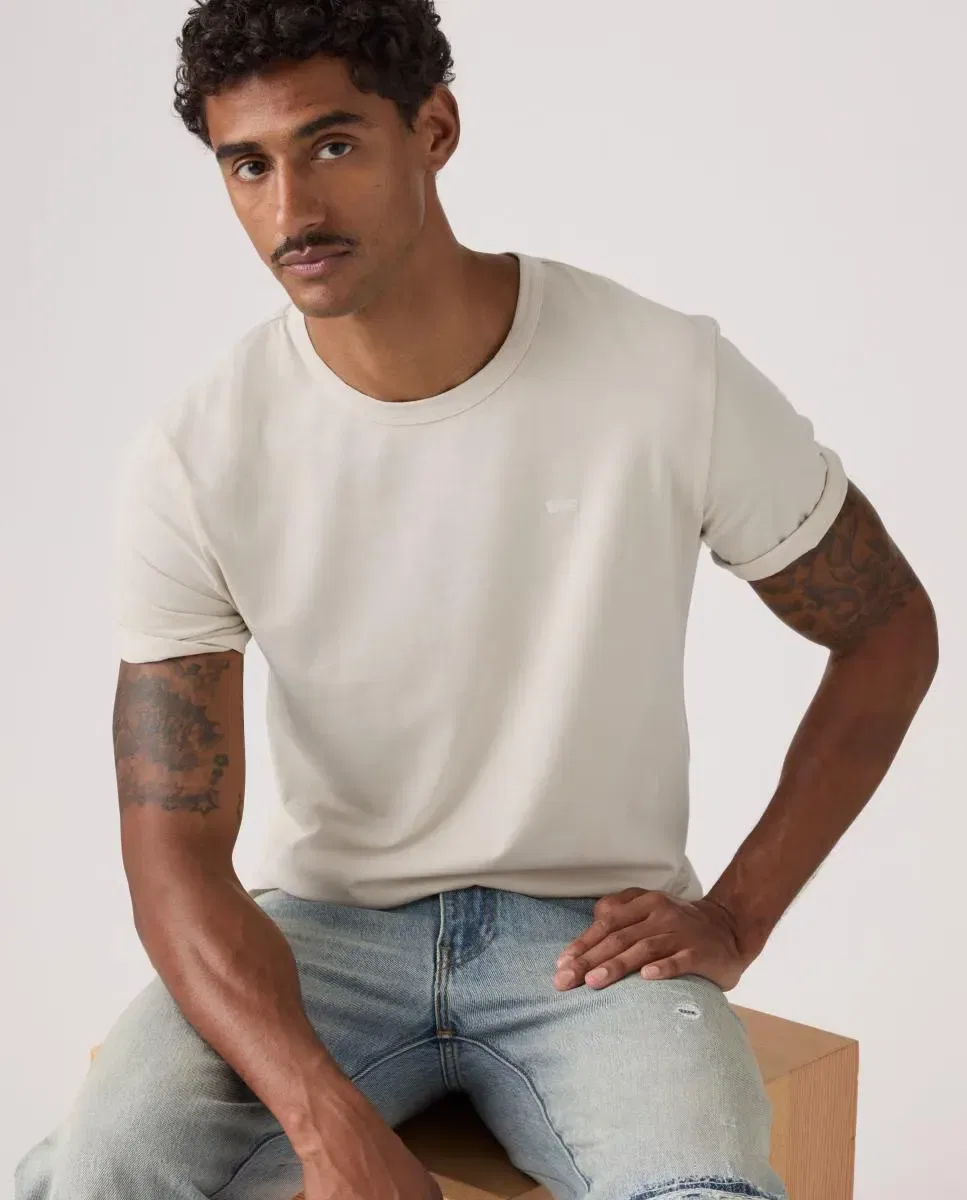 Мужская футболка с коротким рукавом Levi's, Beige — фото 3