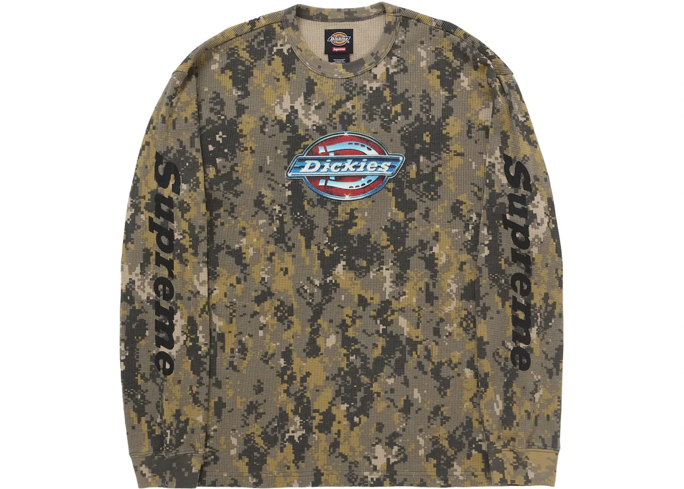 Мужской свитшот с принтом камуфляж Thermal (FW25) Supreme, Digital Camo