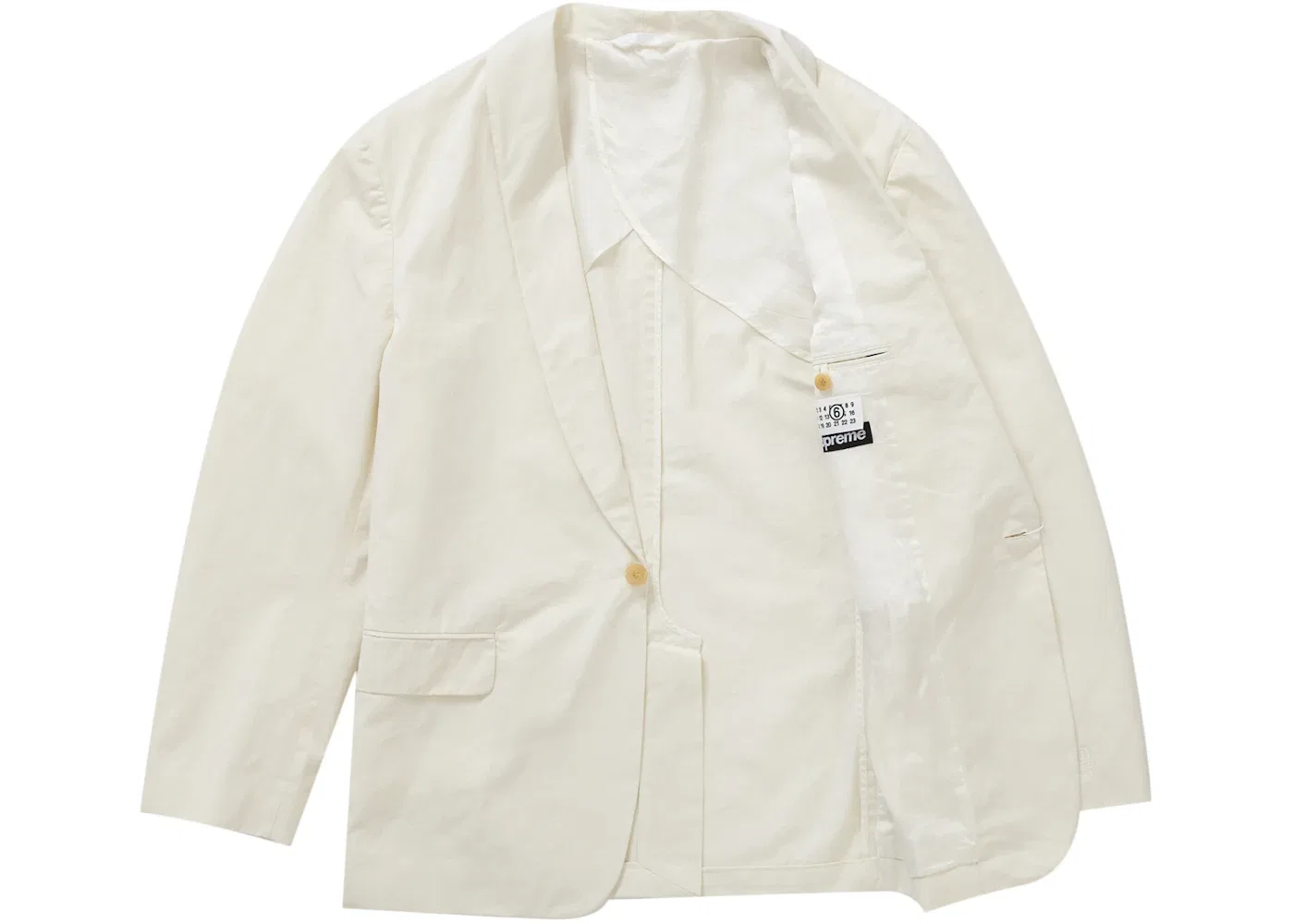 Мужской костюм из хлопка Suit Supreme, Cream — фото 3