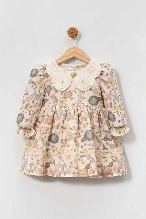 Детское платье для девочек с принтом Cherub Baby, Multicolor — фото 3