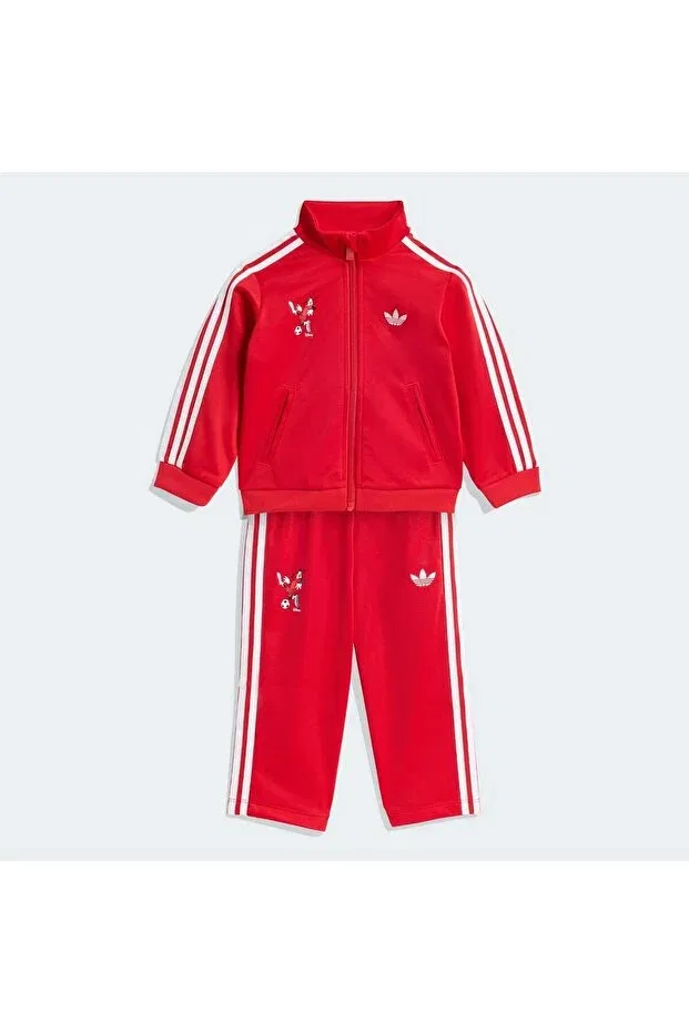 Детский спортивный комплект с принтом Disney Firebird Adidas, Красный