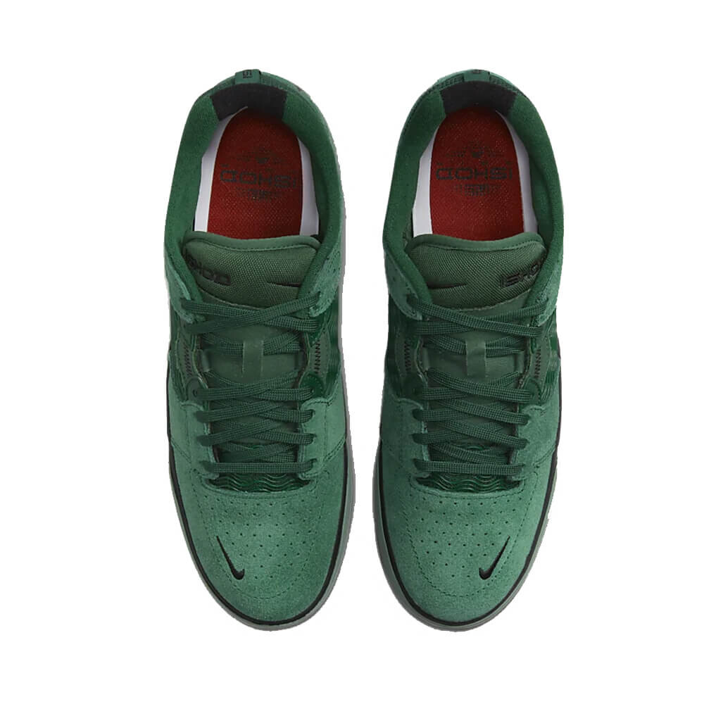 Скейтерские кеды Nike SB Ishod Wair, зелёный — фото 3
