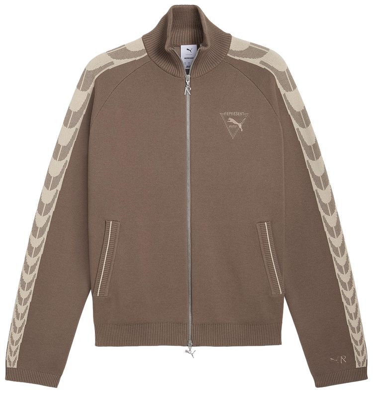 

Вязаная куртка Puma x Represent T7, коричневый
