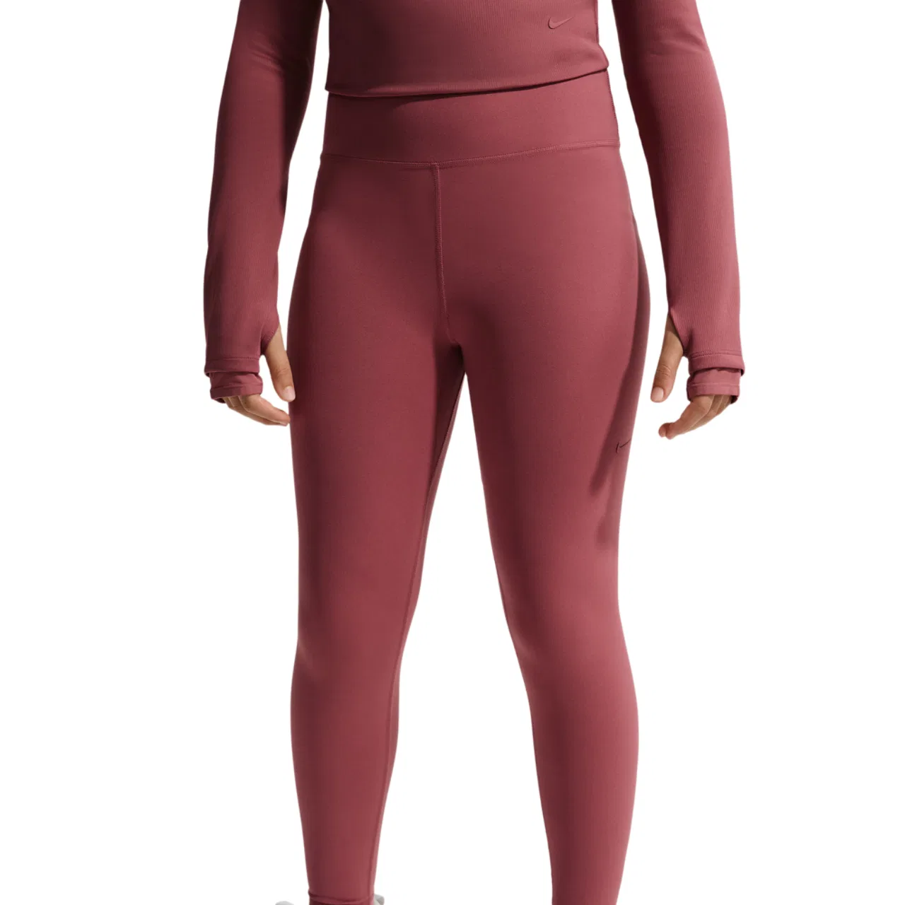 Женские леггинсы Nike Dri-FIT с высокой посадкой, Pink Smoke