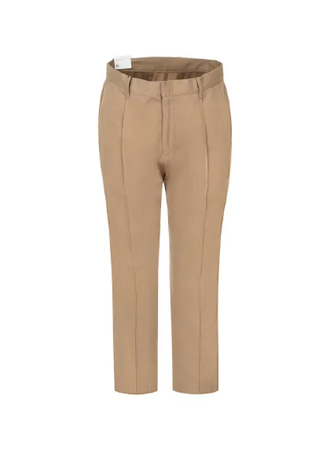Брюки прямые хлопковые Zara, хаки