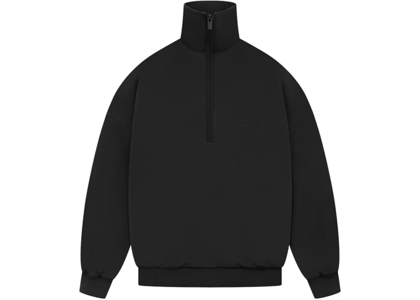 Мужской пуловер без рукавов Fear of God Athletics Tricot 1/2 Zip, Black