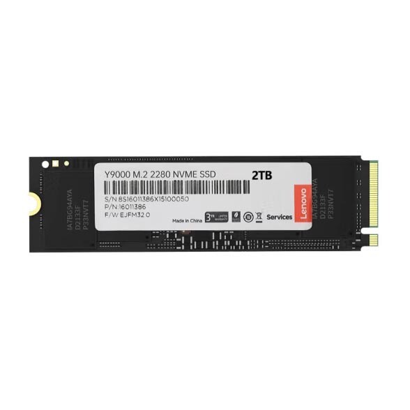 

Твердотельный накопитель Lenovo Y9000, 2 Тб, M.2 NVME