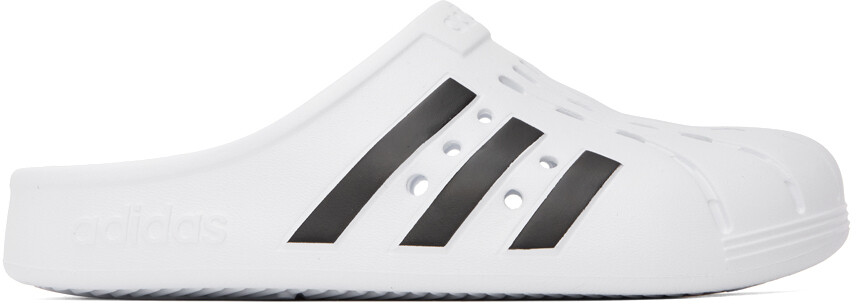 

Белые сабо Adilette adidas Originals