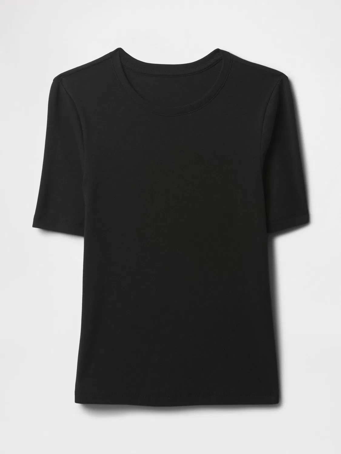 Футболка с круглым вырезом Gap Modern, черный — фото 4