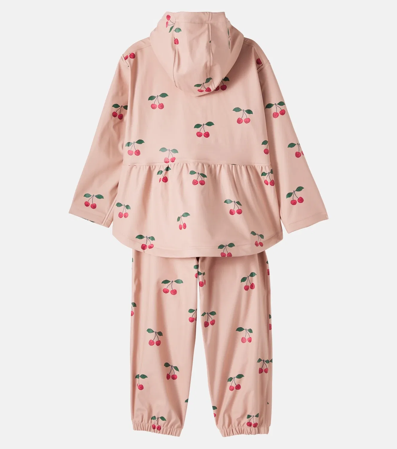 Комплект из куртки с капюшоном и брюк с принтом Ma Grande Cerise Blush Konges Sløjd, розовый — фото 2