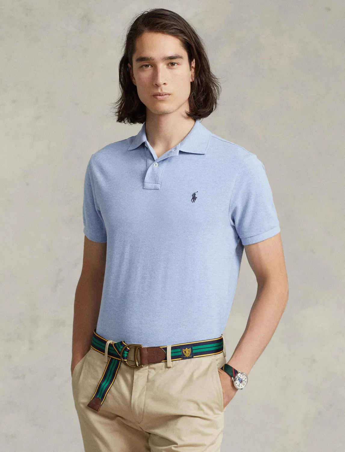 Поло с коротким рукавом Polo Ralph Lauren, Azzurro