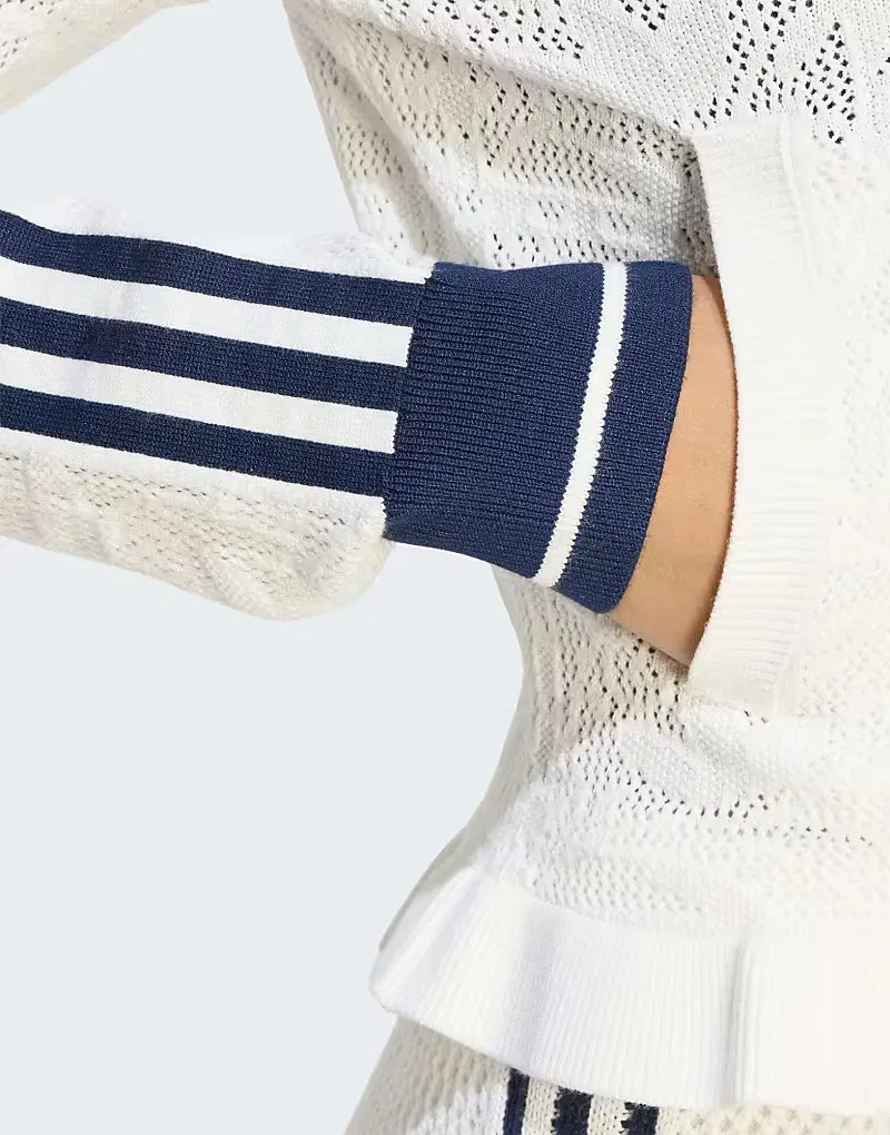 Спортивный топ Sports TT W Adidas Originals, Off White Night Indigo — фото 4