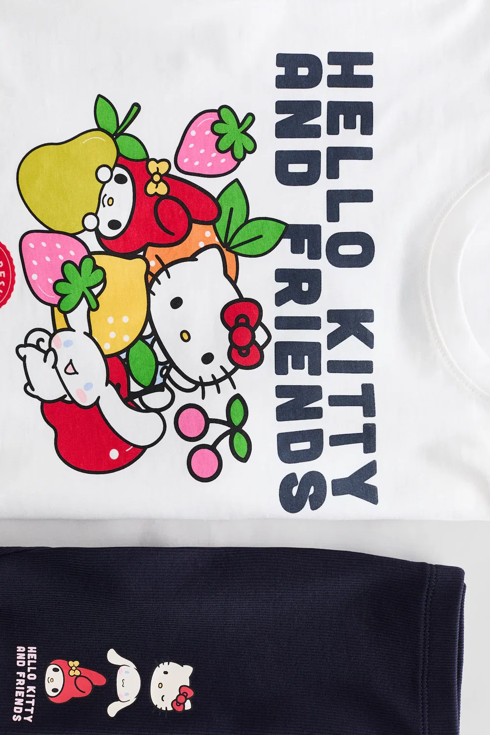 Хлопковый комплект из 2 предметов с принтом H&M, Weiß/Hello Kitty — фото 4