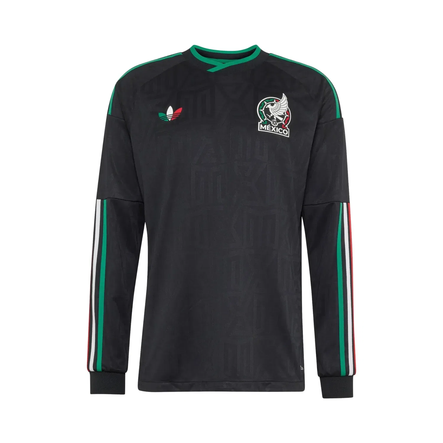 Футболка Adidas Mexico 26 Third с длинным рукавом, черный