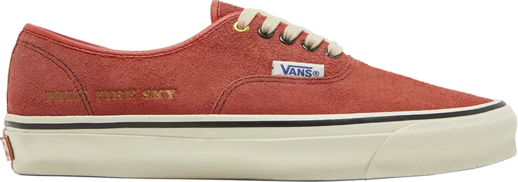 

Кеды Vans Julian Klincewicz x Vault OG Authentic SP LX Pale Fire Sky - Cherry Tomato, красный