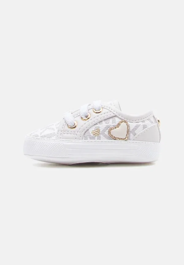 Обувь с принтом Baby brittania hearts Michael Kors Kids, Vanilla, ванильный