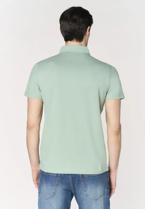 Футболка поло хлопковая U.S. Polo Assn., Mint, мятный — фото 3