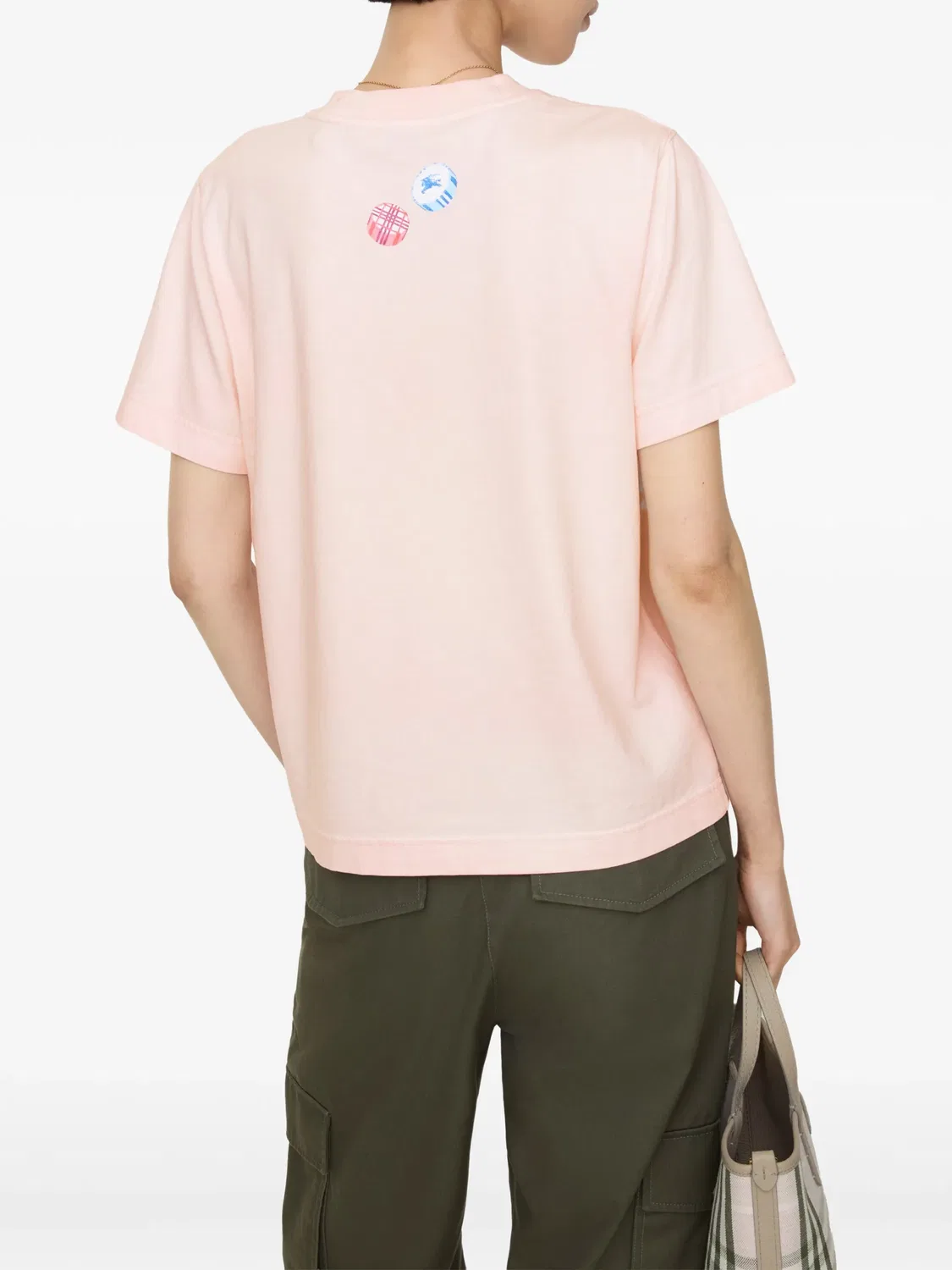 Футболка Candy Rock Burberry, розовый — фото 3