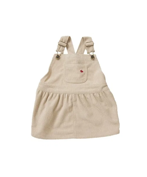 Детское платье-сарафан из вельвета POLO BCS, Beige — фото 3