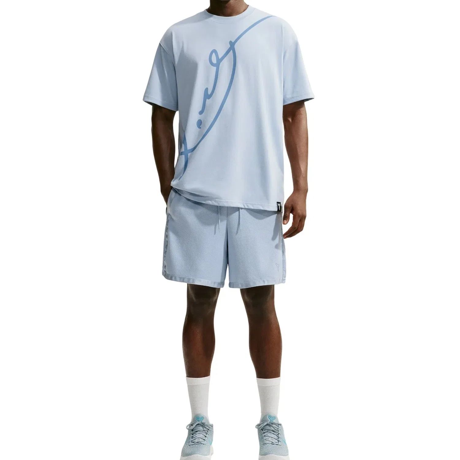 Мужская футболка с принтом Nike Kobe Dri-FIT, синий — фото 2