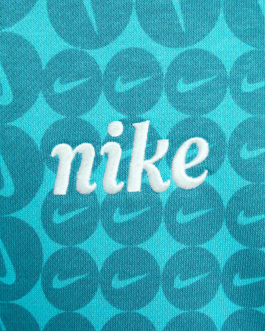 Детская толстовка оверсайз с круглым вырезом для девочек (подростков) Nike Sportswear Club Fleece, Smokey Blue/White — фото 4
