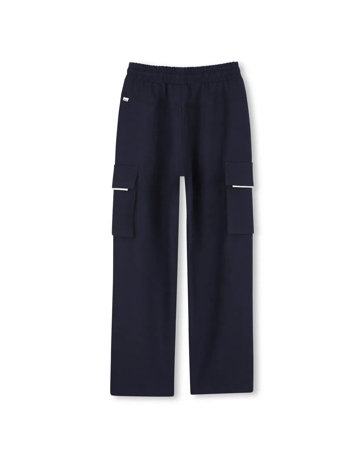 Детские чиносы для мальчиков свободного кроя BOSS Kidswear, Azul Marino — фото 3