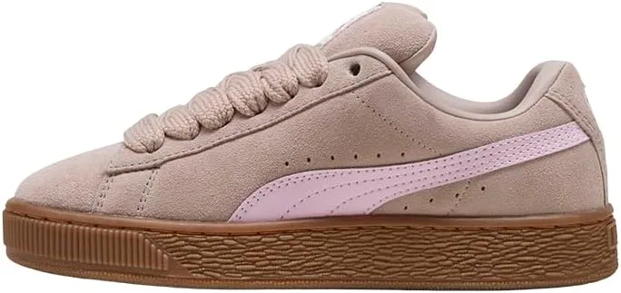 Детские кеды для мальчиков Suede XL PUMA, Beige — фото 3