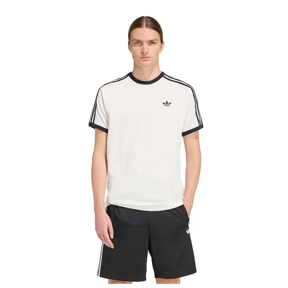 Футболка с коротким рукавом 3 Stripes Adidas Originals, белый