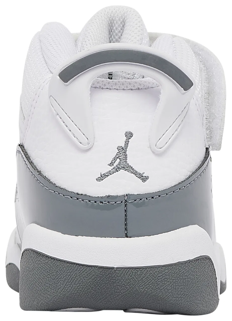Кроссовки для мальчиков Jordan 6 Rings, цвет White/White/Cool Grey — фото 3