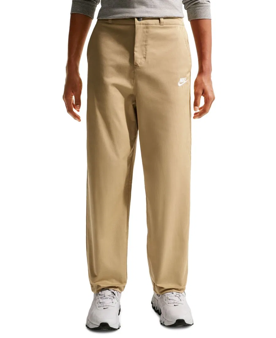 Брюки прямого кроя Nike Sportswear Club, Parachute Beige/White