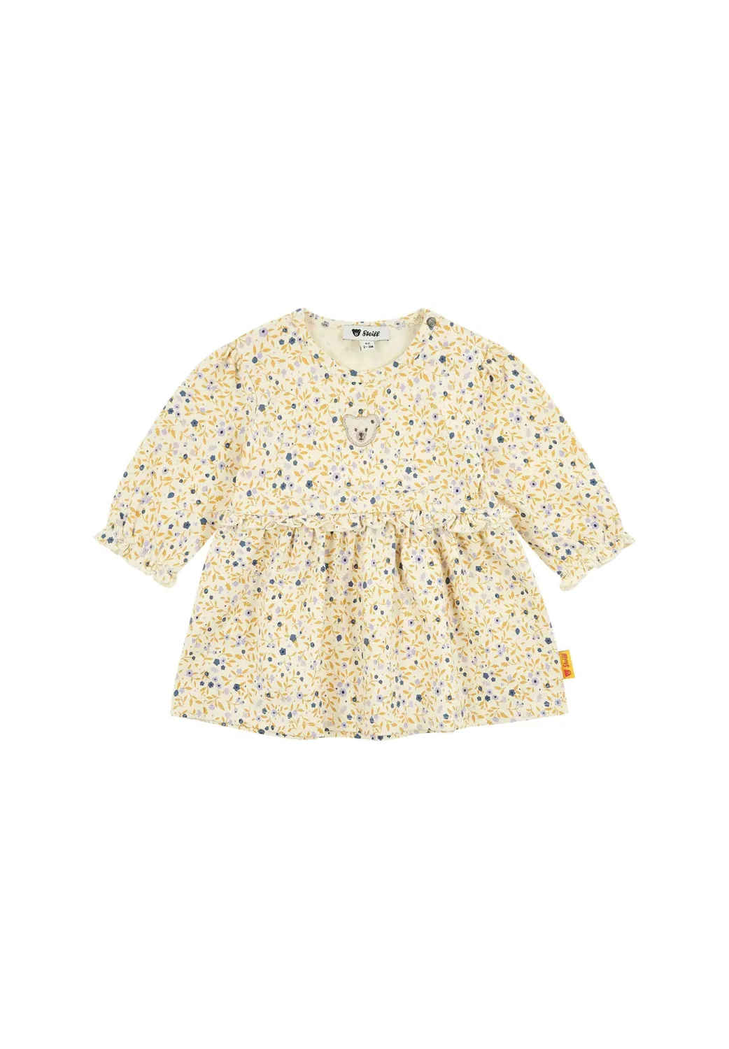 Jersey kleid woof & fluff, softbund - трикотажное платье Steiff, Whitecap Gray