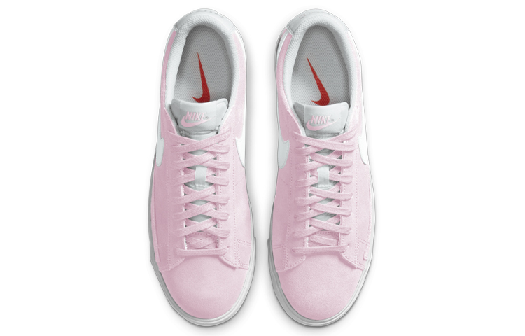Кроссовки Nike Blazer Low, розовый/белый — фото 4