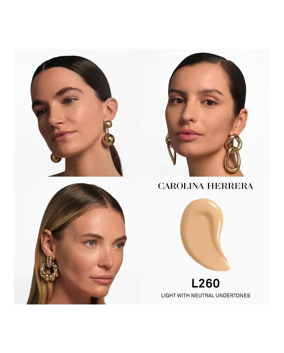 Тональная основа Nude Couture Triple Moisture Serum от Carolina Herrera, L260 — фото 4