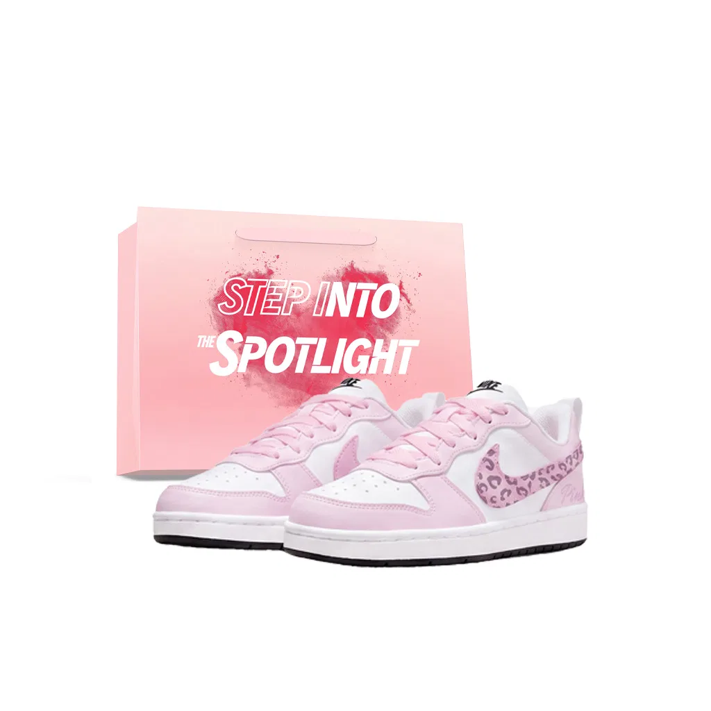 Детские кроссовки для скейтбординга с принтом Pink Leopard Nike, Pink Leopard