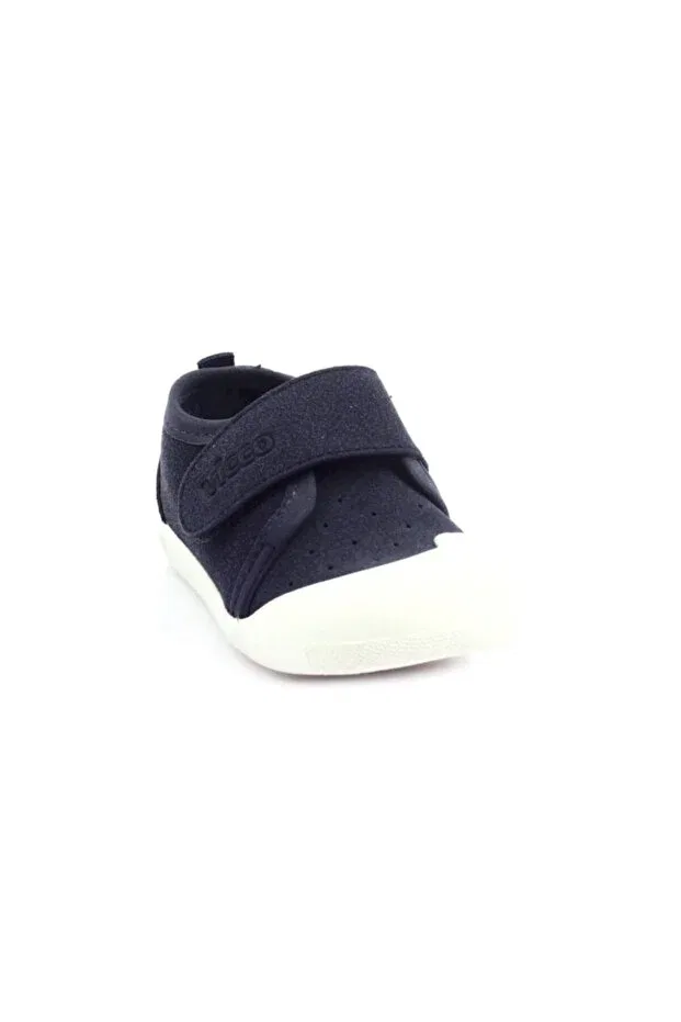 Детские туфли для новорожденных текстильные Vicco, Navy Blue — фото 2