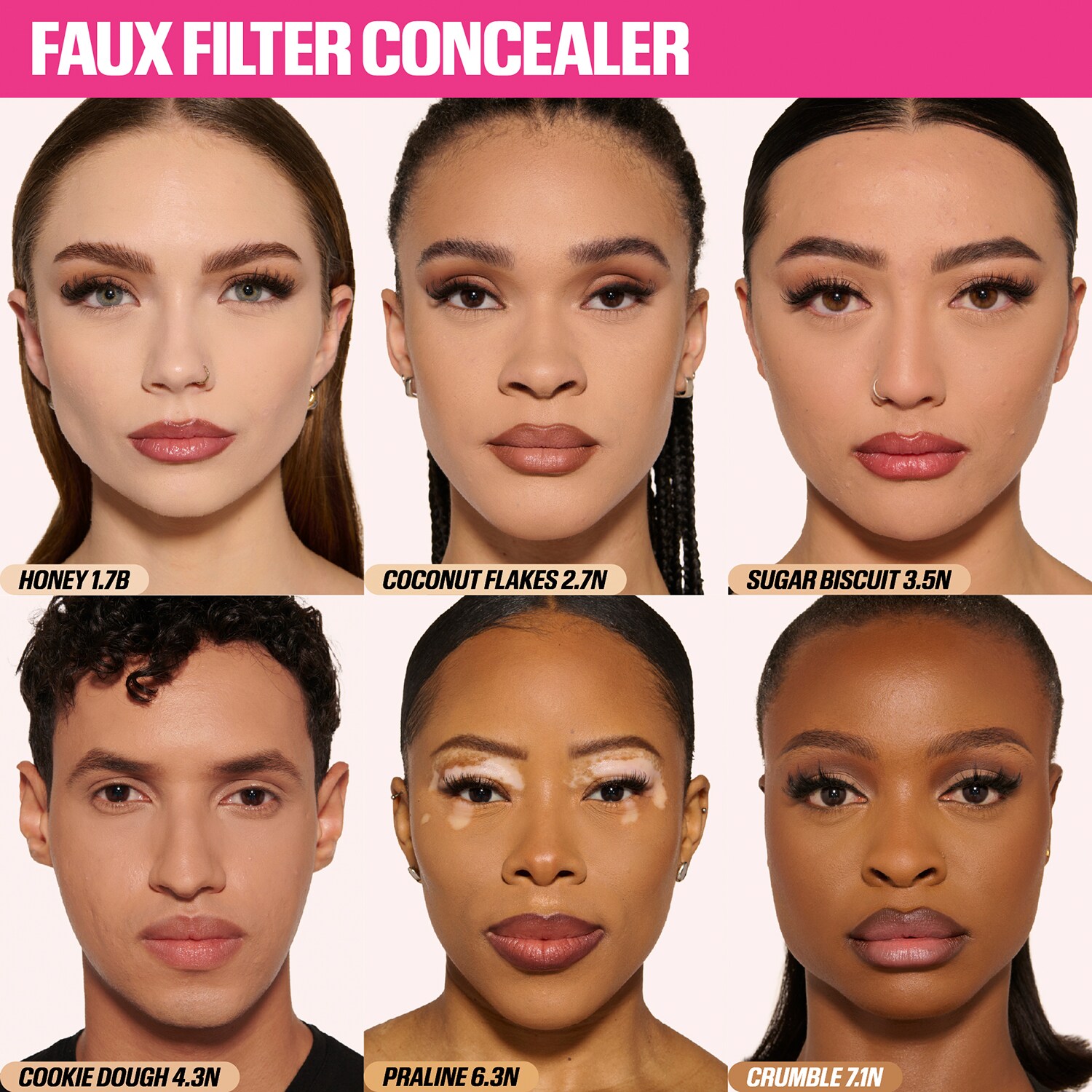 Консилер Mini #FauxFilter Luminous Matte Liquid – Flüssiger Huda Beauty, Coconut Flakes 2.7N (2 ml) — фото 3