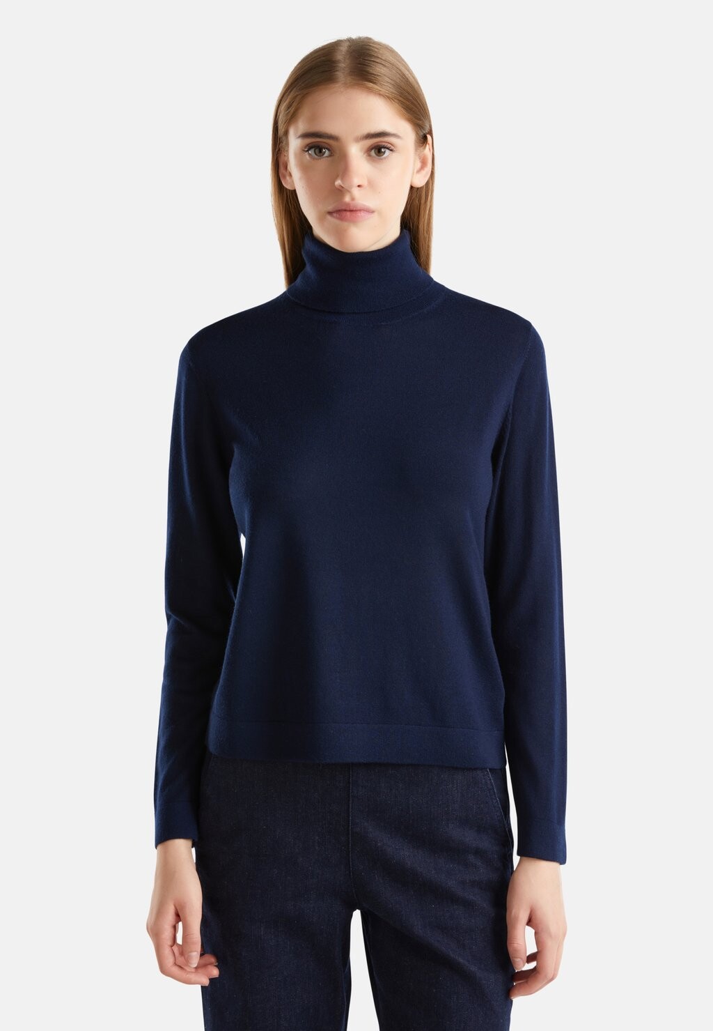 

Джемпер TURTLENECK United Colors of Benetton, синий