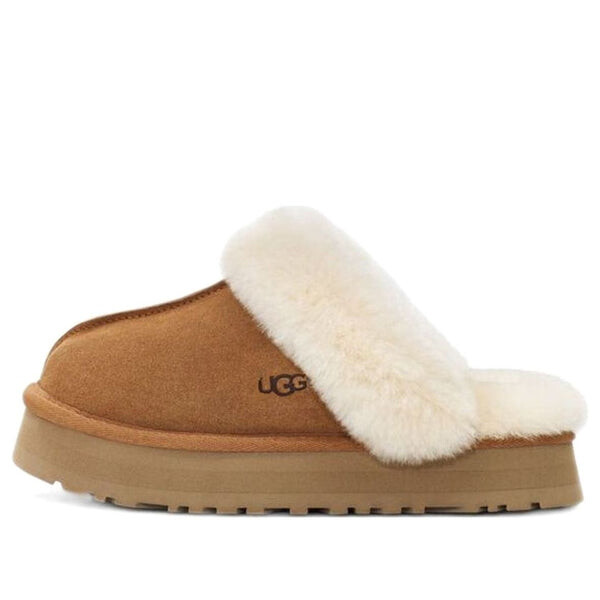 Сандалии (WMNS) UGG Disquette Slippers 'Chestnut', цвет chestnut brown