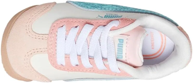 Детские кроссовки для девочек на шнуровке Roma Nouvelle Travels PUMA, White — фото 4