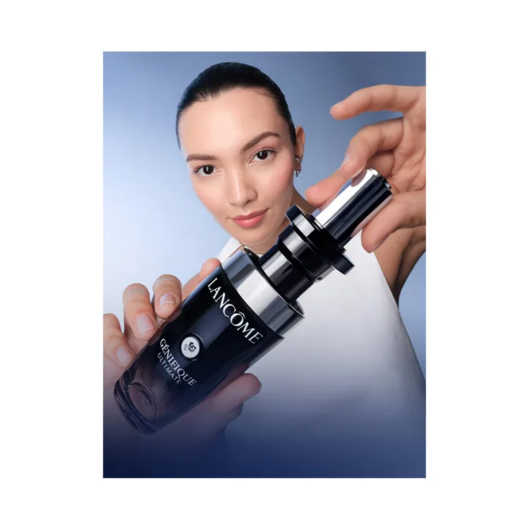 Набор косметики для ухода за кожей с сывороткой и кремом для глаз, LANCOME, Black — фото 3