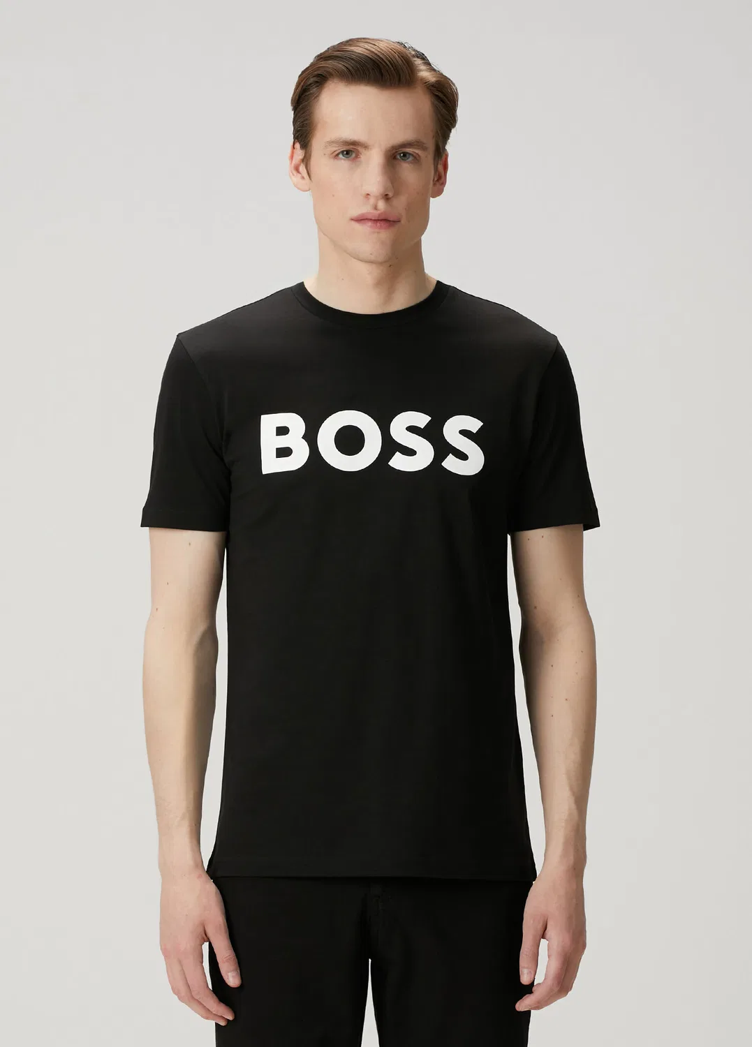 Футболка Regular Fit Boss, siyah