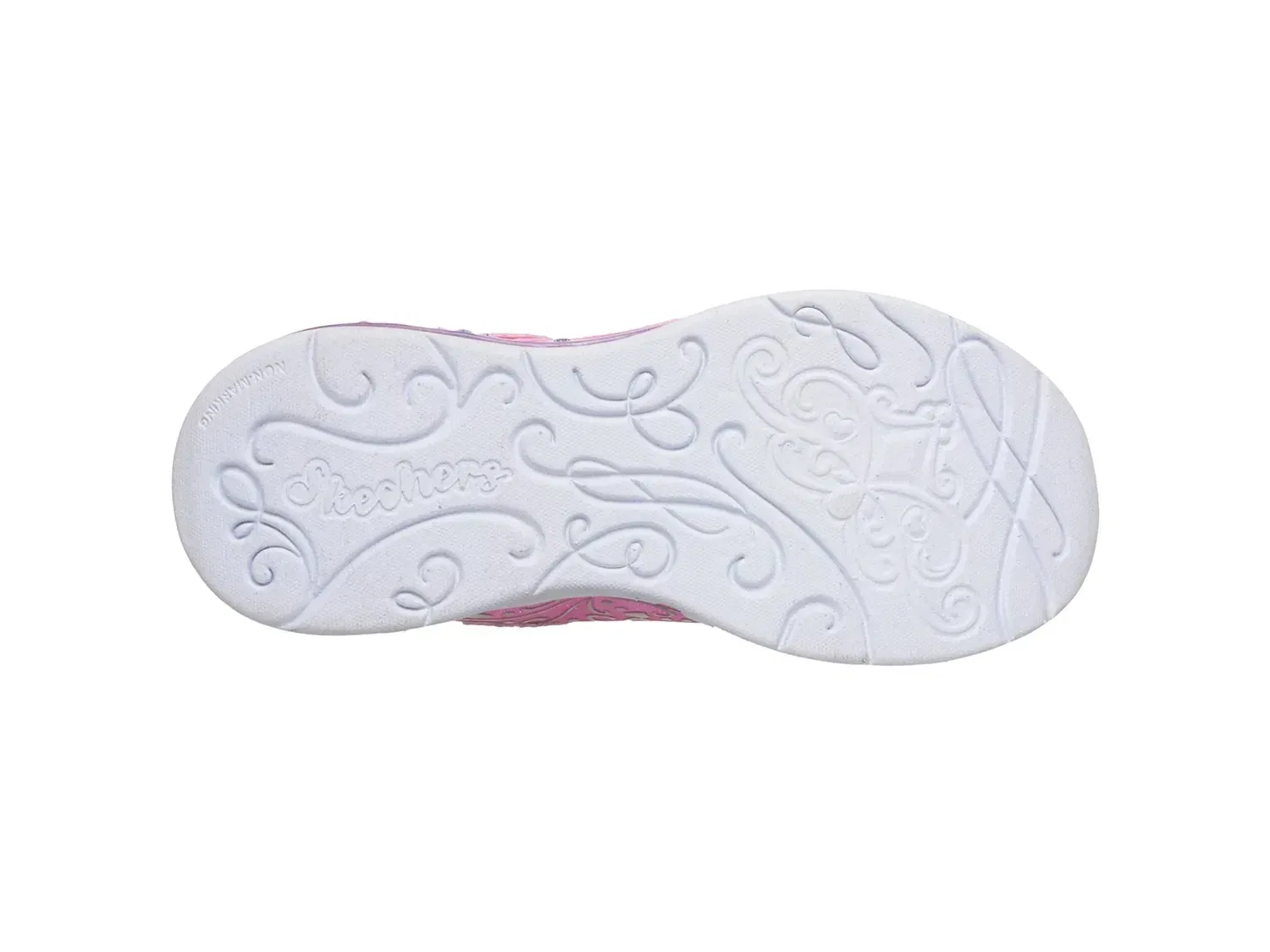 Кроссовки со светодиодной подсветкой Princess Steps Skechers, розовый — фото 4