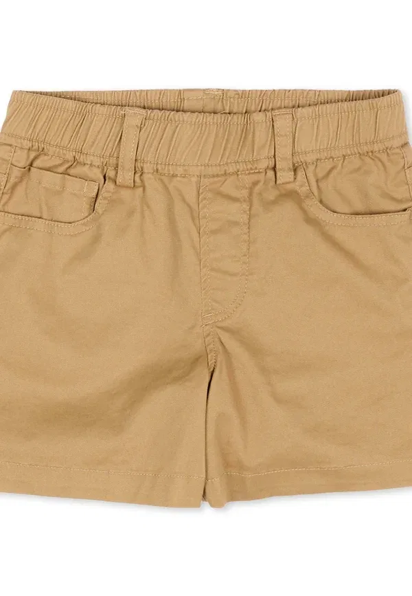 Шорты хлопковые Tru Trussardi Junior, коричневые — фото 3