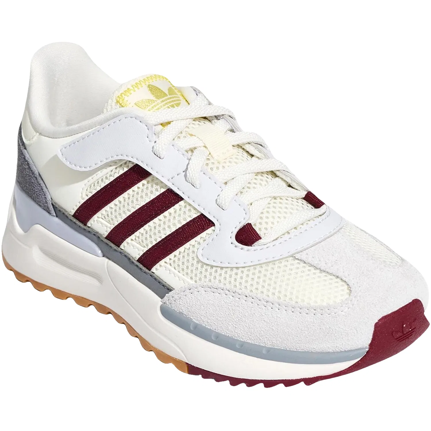 Детские кроссовки повседневные Adidas Originals RETROPY, Jade White/Red/Fuyi Gray — фото 4