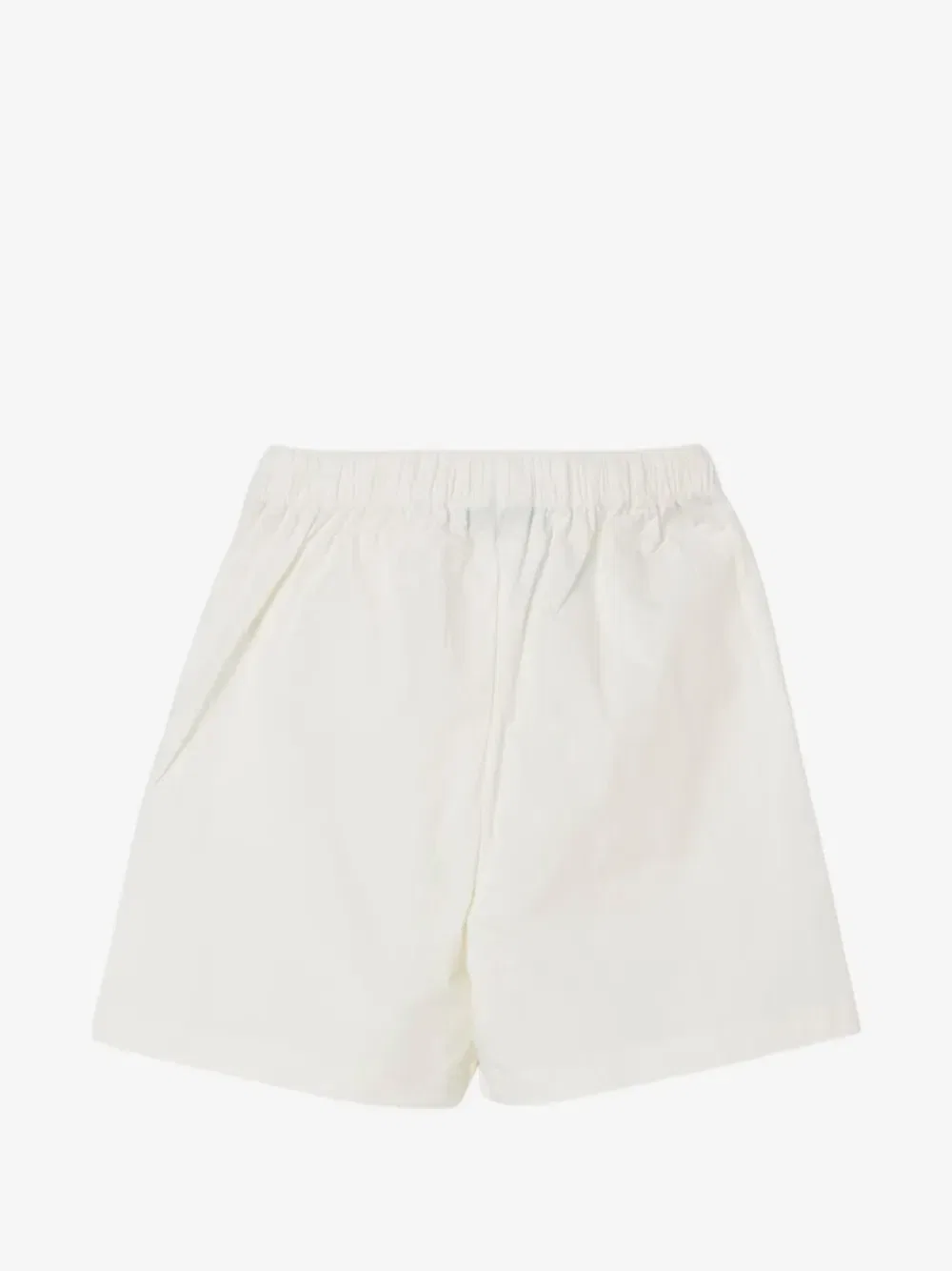 Шорты с эластичным поясом и кулиской MSGM Kids, белый — фото 2