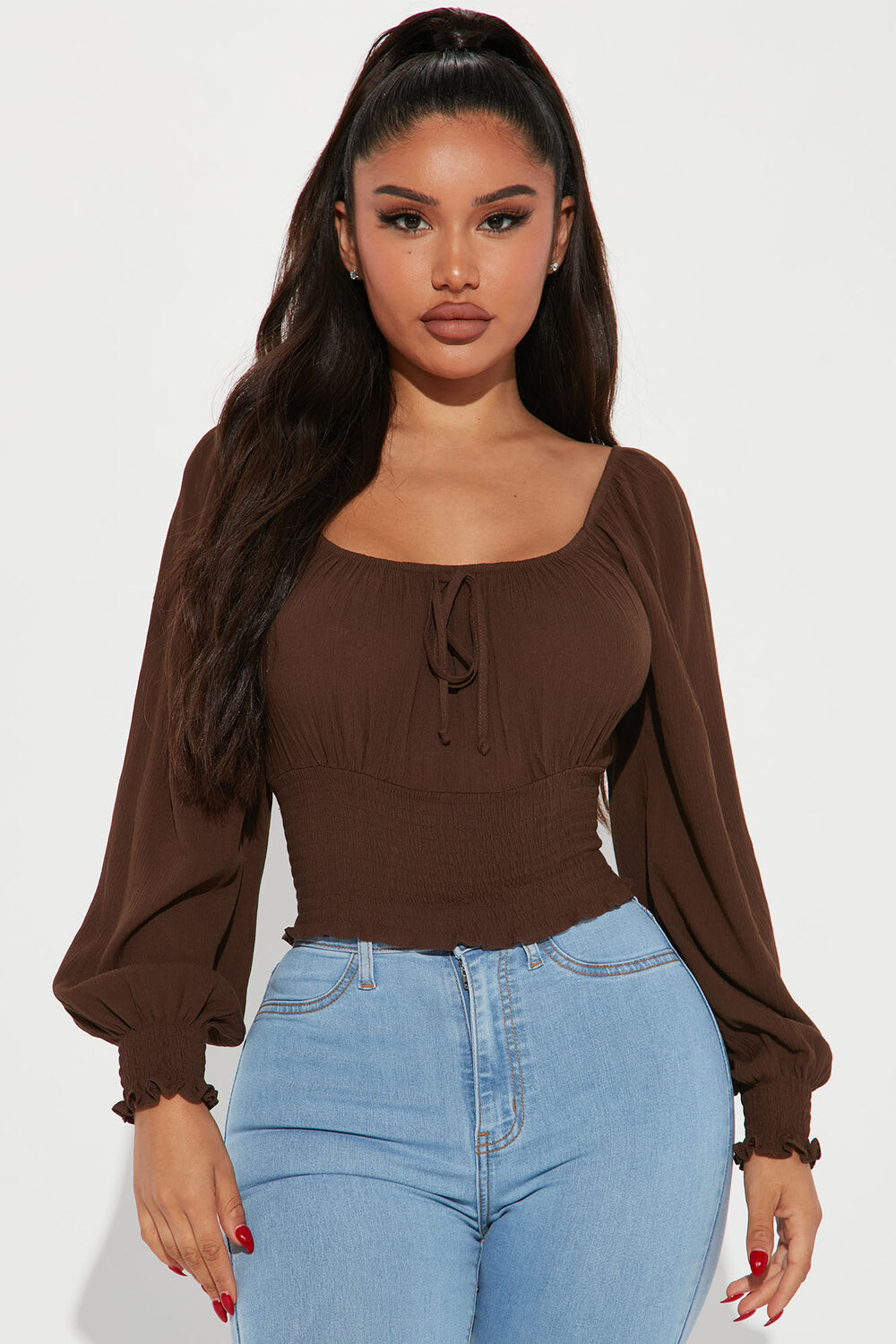 

Топ Fashion Nova 72403FN, шоколад, Коричневый, Топ Fashion Nova 72403FN, шоколад